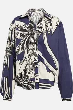 JOHANNA ORTIZ Printed cotton shirt