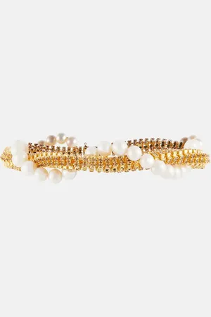 MAGDA BUTRYM Crystal and faux pearl necklace