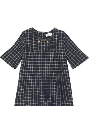 1+ IN THE FAMILY Baby Enea checked dress