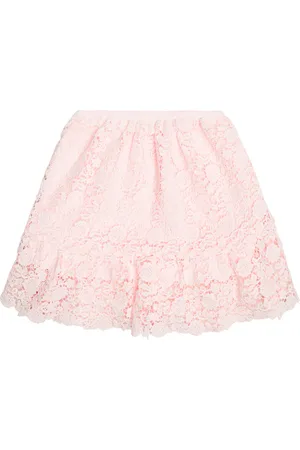 Self-Portrait Guipure lace skirt