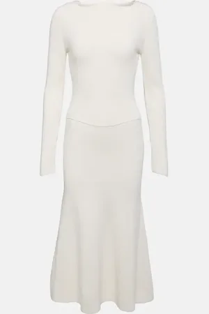 Victoria Beckham Wool-blend midi dress