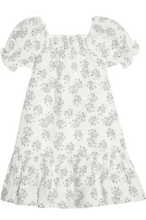 The New Society Atenea floral linen dress