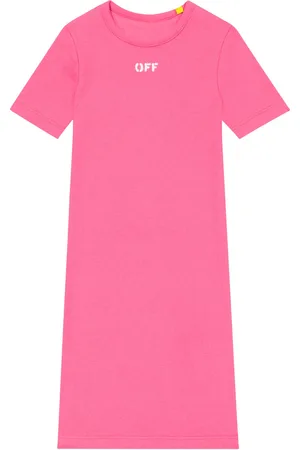 OFF-WHITE Off Stamp cotton-blend T-shirt dress