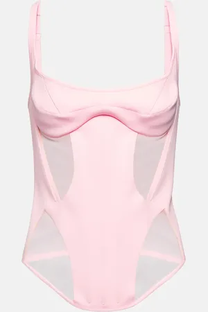 MUGLER Paneled bustier