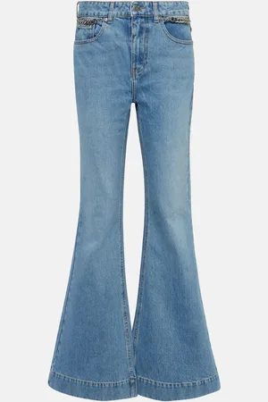 Stella McCartney High-rise flared jeans