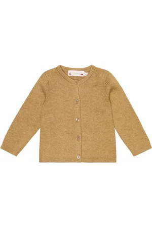 BONPOINT Baby Carina cotton and cashmere cardigan