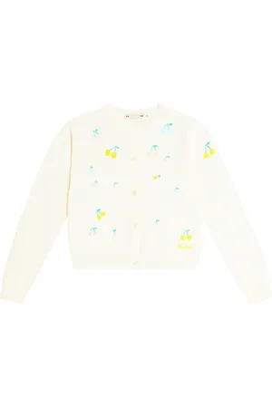BONPOINT Toesie embroidered cotton cardigan