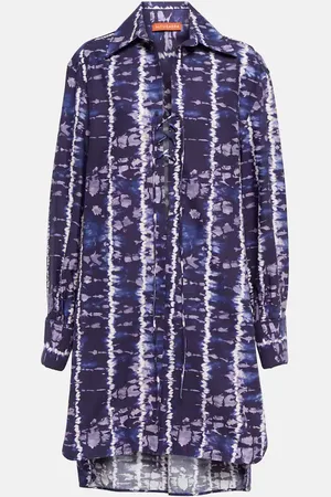 Altuzarra Nia printed cotton-blend shirt dress