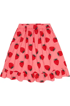 Jelly Mallow Fraise cotton skirt