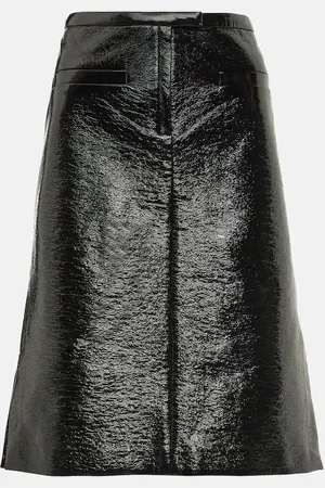 Courrèges CourrÃ¨ges Vinyl midi skirt