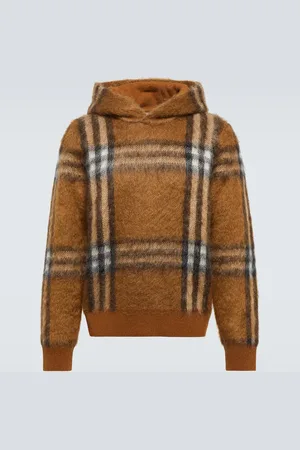 Burberry Checked jacquard hoodie