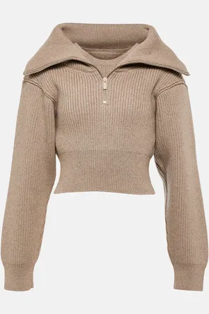 Jacquemus Le Maille Risoul cropped wool sweater