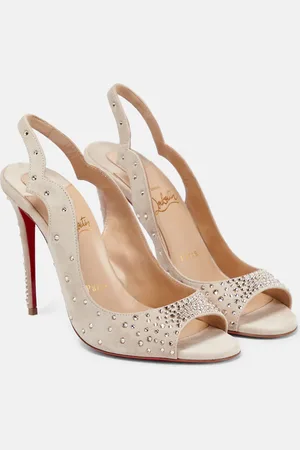 Christian Louboutin Nudes Degrachick suede sandals