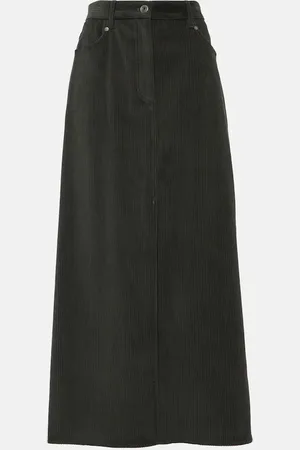 Brunello Cucinelli Cotton corduroy maxi skirt