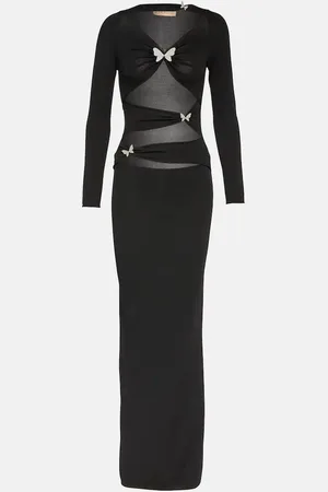 AYA MUSE Atalo cutout jersey midi dress