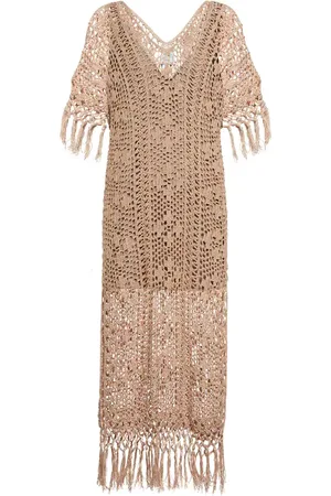 ANNA KOSTUROVA Savannah crochet maxi dress