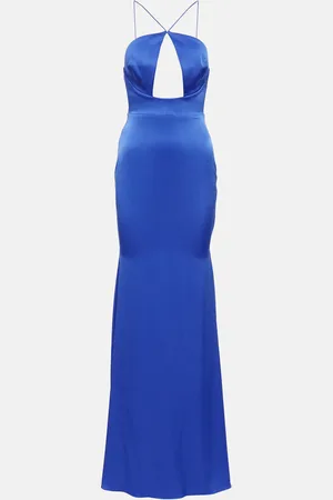 ALEX PERRY Halterneck satin gown