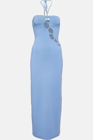 SIR Salvador beaded halterneck maxi dress