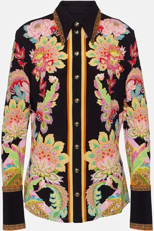 Camilla Floral jersey shirt