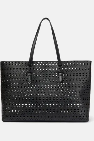 Alaïa AlaÃ¯a Le Mina 44 Vienne leather tote bag