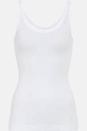 Vince Cotton-blend tank top
