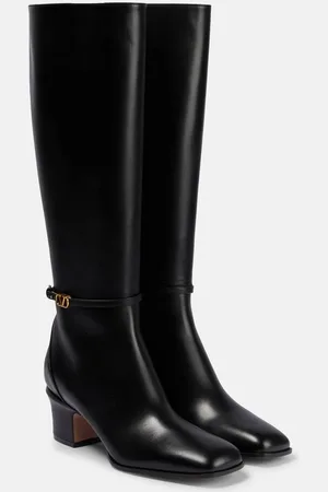 VALENTINO GARAVANI Leather knee-high boots