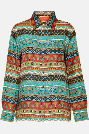 La DoubleJ Printed silk shirt