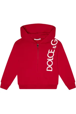 Dolce & Gabbana Logo zip-up cotton hoodie