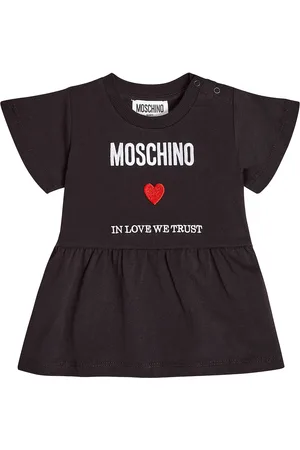 Moschino Baby printed cotton jersey dress