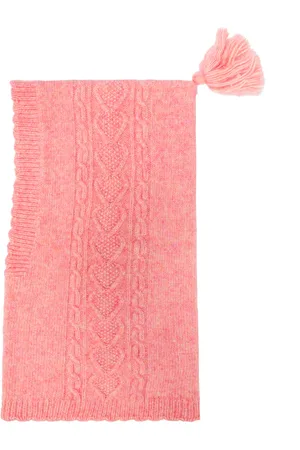 Louise Misha Aliouki cable-knit wool and cotton hood