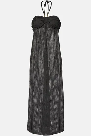 Melissa Odabash Mila halterneck knit maxi dress