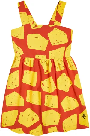 The Animals Observatory Badger printed cotton dress