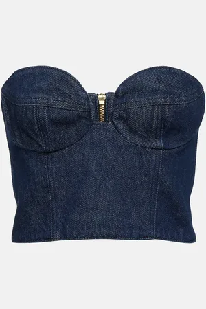 MAGDA BUTRYM Denim bustier top