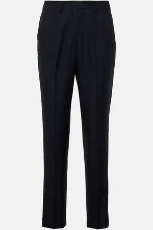 Etro Printed cotton-blend jacquard slim pants