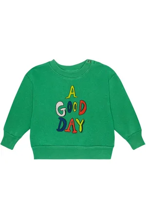 The Animals Observatory Baby Bear printed cotton sweatshirt