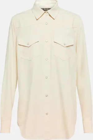 Loro Piana Yelena cotton chambray shirt
