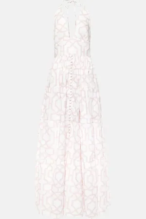 ALEXANDRA MIRO Celeste printed cotton maxi dress