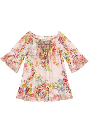 Camilla Floral printed ruffled dress