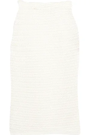Dorothee Schumacher Modern Textures crochet pencil skirt