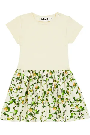 Molo Baby Catja printed cotton-blend jersey dress