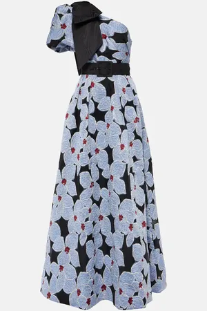 Rebecca Vallance Georgina floral brocade gown