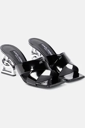 Dolce & Gabbana 3.5 logo leather high sandals