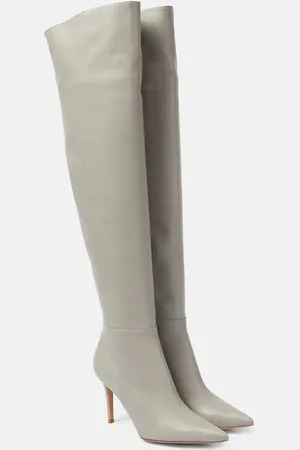 Gianvito Rossi Jules leather over-the-knee boots
