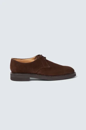 JOHN LOBB Haldon Derby suede shoes