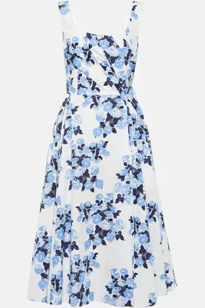 EMILIA WICKSTEAD Ariadna floral cotton poplin dress