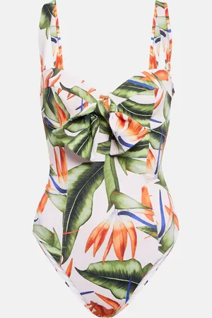 ALEXANDRA MIRO Carla floral printed swimsuit