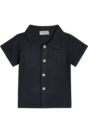 1+ IN THE FAMILY Baby David cotton crÃªpe shirt