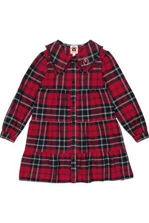 BAPE Checked cotton dress