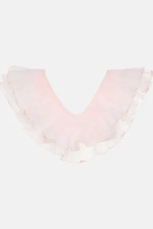 Giambattista Valli Organza-trimmed bikini top