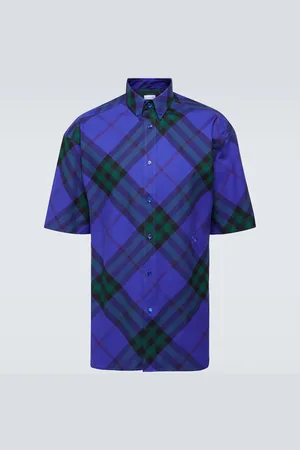 Burberry Check cotton bowling shirt
